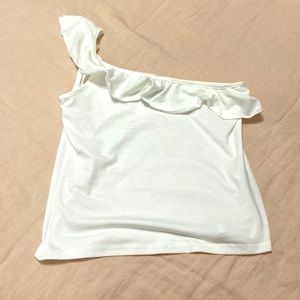 white off the shoulder top